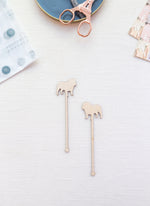 Load image into Gallery viewer, Personalized Laser Cut Dog Breed Stir Sticks for Celebrations

