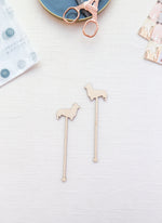 Load image into Gallery viewer, Personalized Laser Cut Dog Breed Stir Sticks for Celebrations
