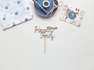 Howdy Birthday Cake Topper