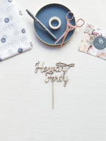 Load image into Gallery viewer, Howdy Birthday Cake Topper
