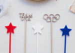 Load image into Gallery viewer, USA Olympics Stir Stick - Party Supplies - (20) Pack
