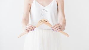 Personalized Bridal Bridesmaid Hanger - The Cary