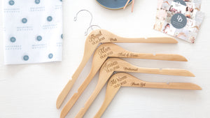 Personalized Bridal Party Hanger