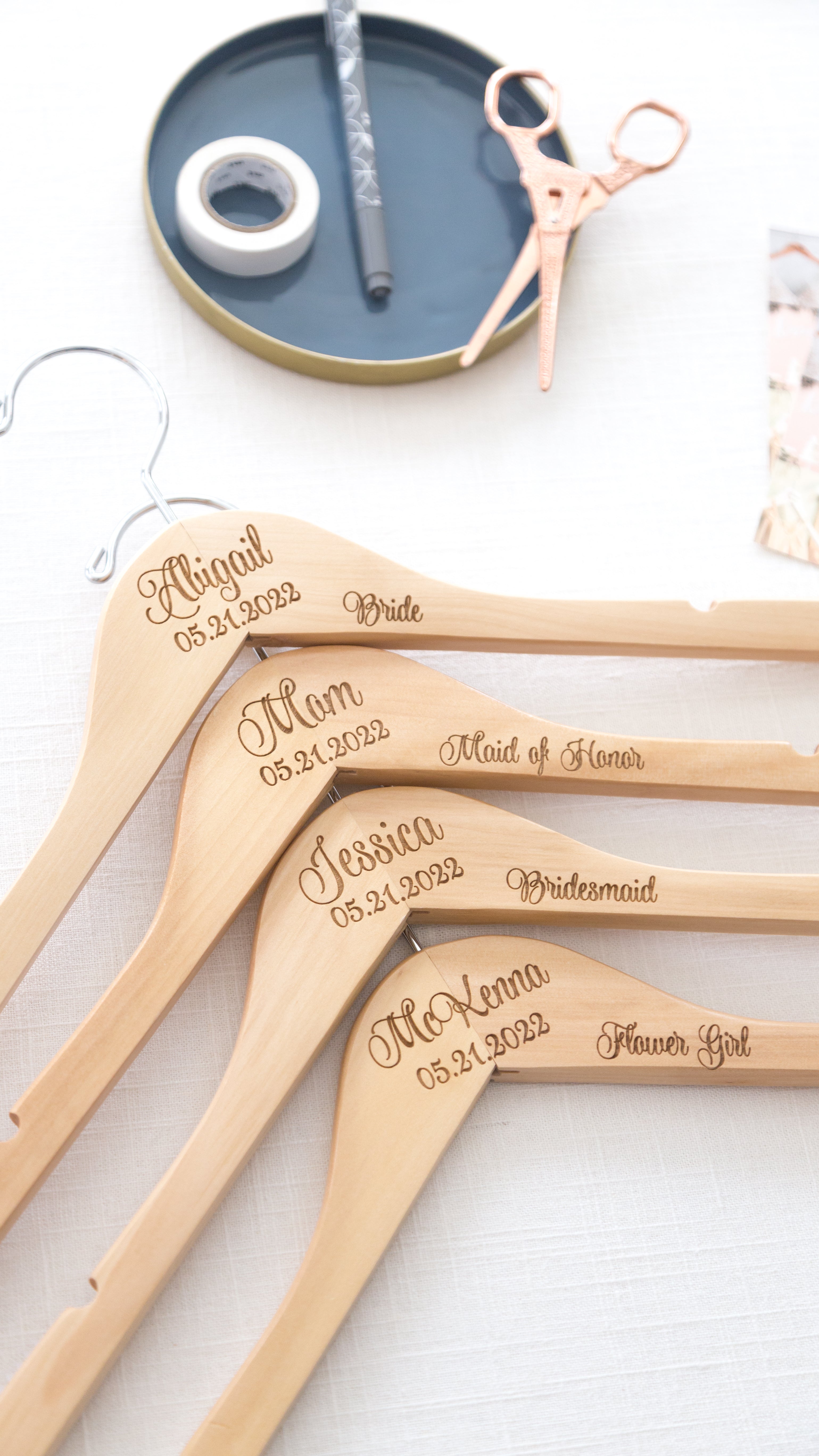 Personalized Bridal Party Hanger