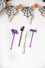 Load image into Gallery viewer, Hocus Pocus Themed Stir Stick/Swizzle Stick - (20) Pack
