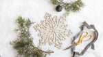 Load image into Gallery viewer, Set of (4) Snowflake Ornaments
