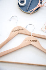 Load image into Gallery viewer, Space/Galaxy/Sci-Fi Themed Wedding Hanger set for Bride and Groom

