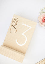 Load image into Gallery viewer, Wooden Table Numbers
