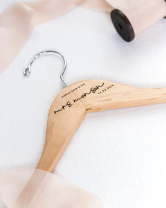 Personalized Bridal Bridesmaid Hanger