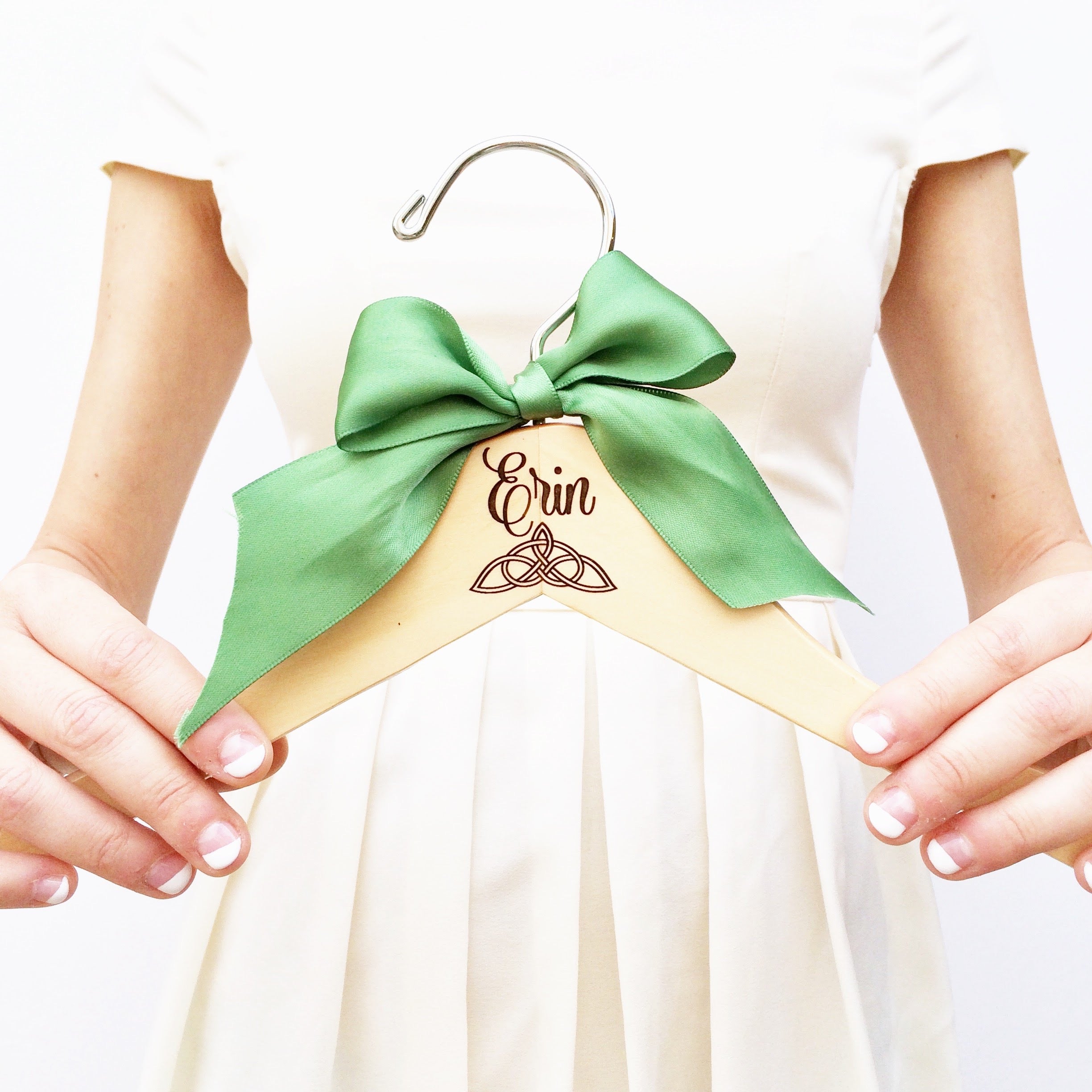Personalized Celtic Knot Bridal Hanger